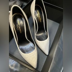 SAINT LAURENT YSL PARIS Stud High Heel Pumps